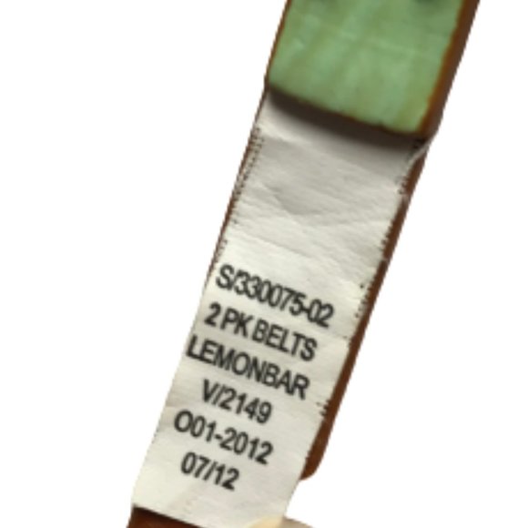 Old Navy Turquoise & Brown Faux Leather Slim Belt - Picture 8 of 9